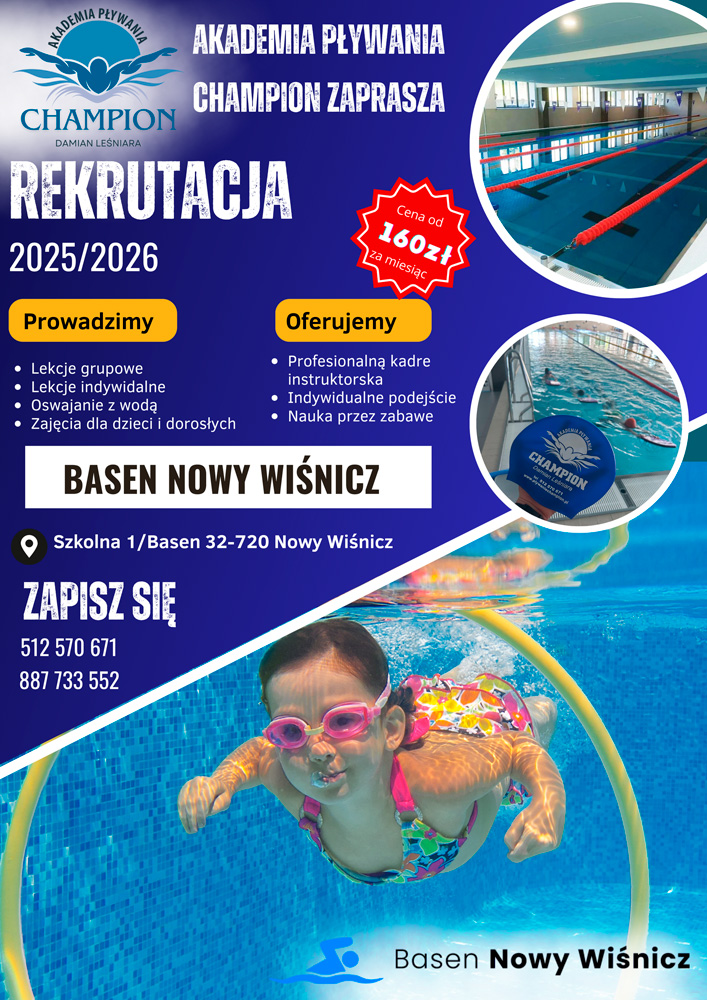 szkoła pływania Nowy Wiśnicz